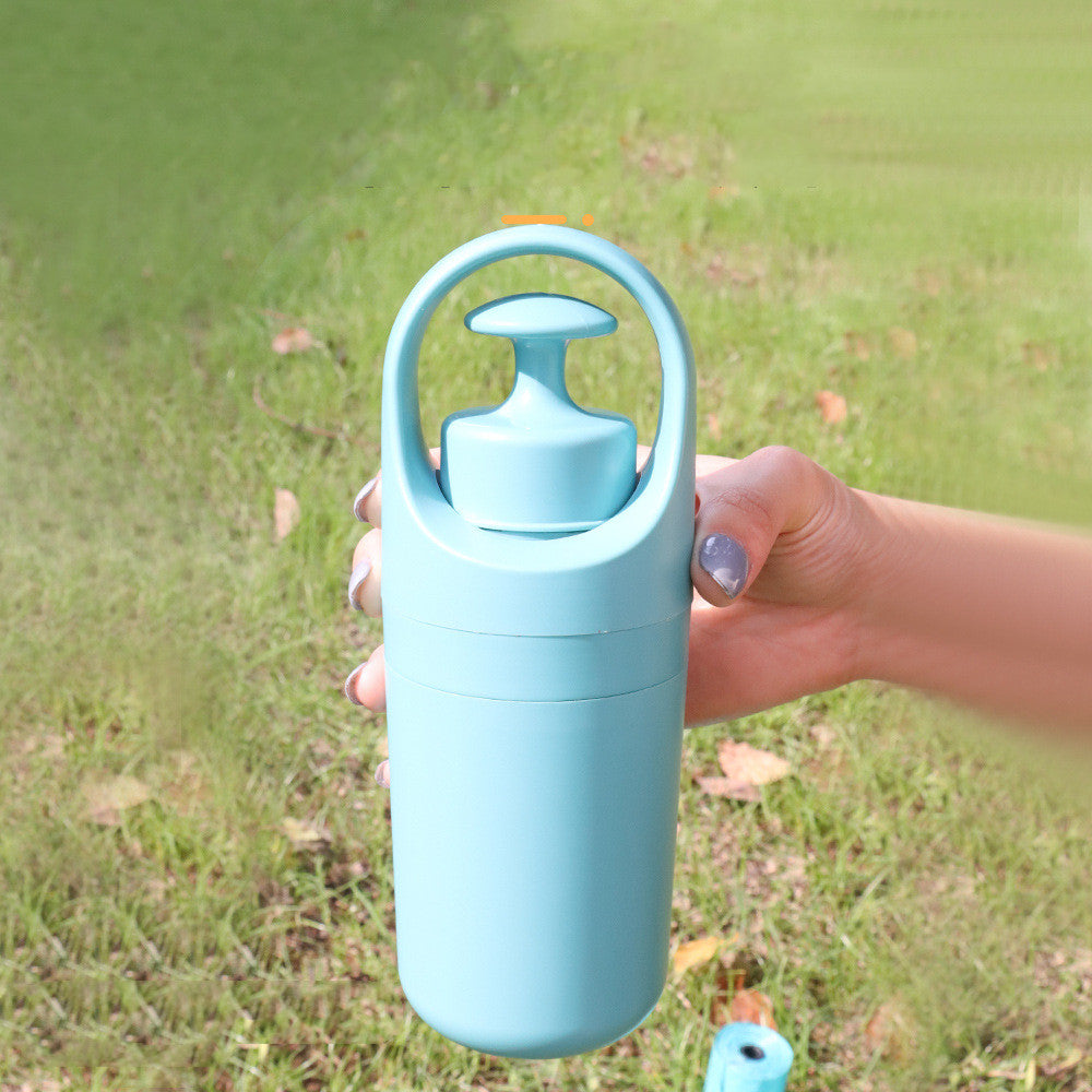 Portable Lightweight Dog Pooper Scooper with Built-In Poop Bag Dispenser Eight-Claw Shovel for Pet Toilet Picker Pet Products