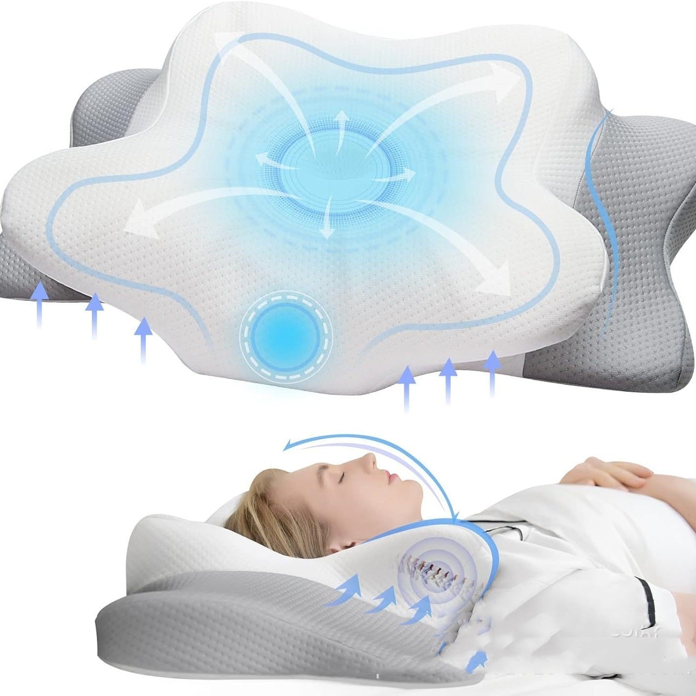 Memory Cotton Butterfly Pillow