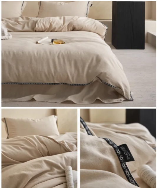 Wabi-Sabi Linen Cotton Quilt Cover