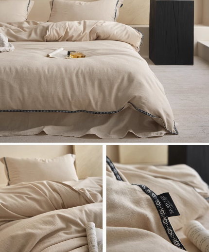 Wabi-Sabi Linen Cotton Quilt Cover